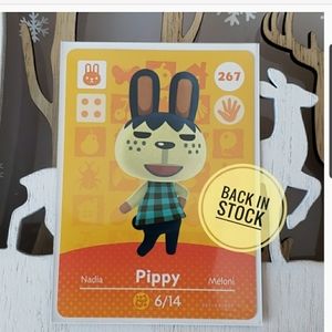 Genuine Animal Crossing amiibo card 267 Pippy